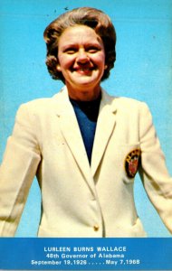 Alabama Lurleen Burns Wallace 48th Governor Of Alabama