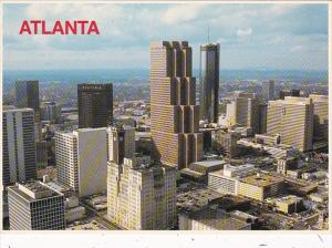 Georgia Atlanta Skyline Showing Georgia-Pacific Building & Peachtree Plaza Hotel