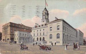 New City Hall and Masonic Temple - Portland, Maine - pm 1911 - DB