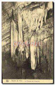 Old Postcard Han Caves The portico draperies