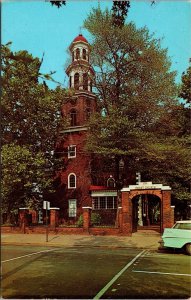 VINTAGE STANDARD SIZE POSTCARD CHRIST CHURCH AT ALEXANDRIA VIRGINIA