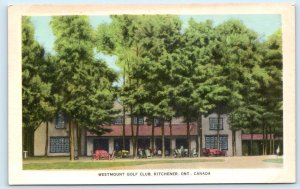 KITCHENER, Ontario Canada ~ WESTMOUNT GOLF CLUB ca 1930s Postcard