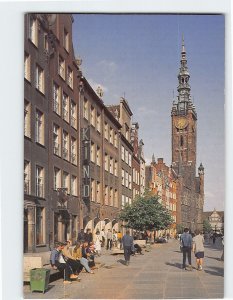 Postcard Long Market Długi Targ Gdańsk Poland