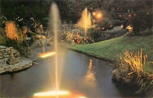 UK England Blackgang Chine illuminated water gardens