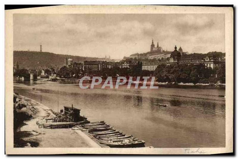 VINTAGE POSTCARD Praha