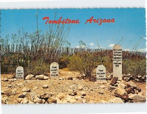 Postcard Boothill Graveyard, Tombstone, Arizona, USA