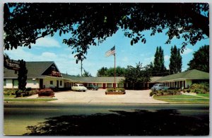 Eugene Oregon 1950s Postcard El Prado Motel