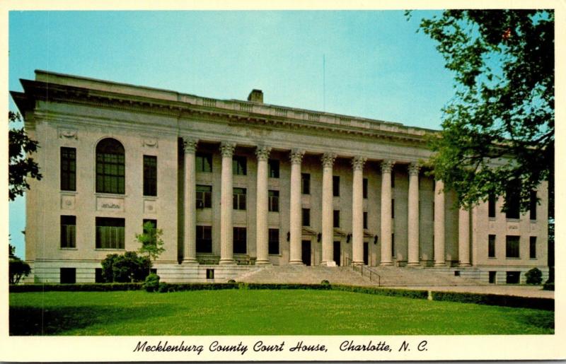 North Carolina Charlotte Mecklenburg County Court House