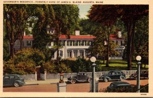 Maine Augusta Governor's Residence Formerly Home Of James G Blaine