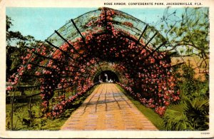 Florida Jacksonville Confederate Park Rose Arbor Curteich