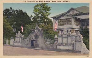 Entrance To Pope Museum Near Cairo Georgia