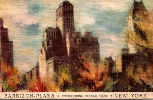 New York City Barbizon Plaza Overlooking Central Park