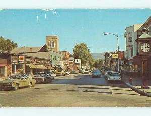 Pre-1980 OLD CARS & BIRD'S CAMERA SHOP & BOOK STORE & SHOPS Bennington VT t4900