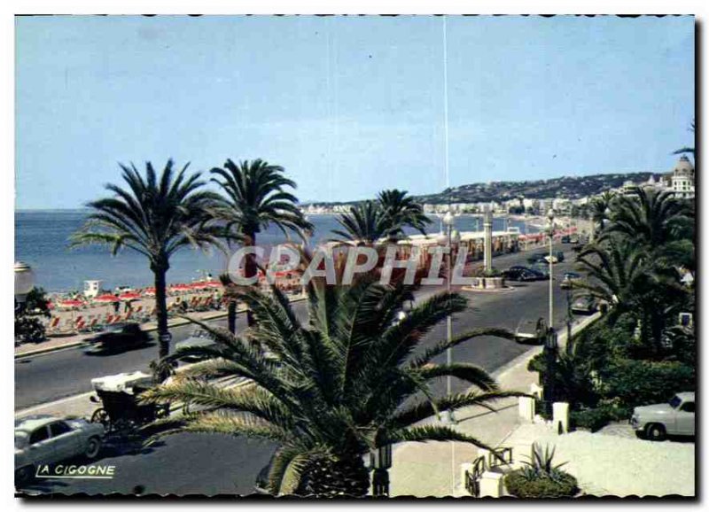 Modern Reflections Postcard of the French Riviera Nice Promenade des Anglais