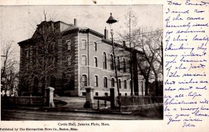 Jamaica Plain, Massachusetts - A view of Curtis Hall - c1906