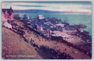 Dufferin Terrace Quebec, Heintzman Pianos Ad Postcard, H Judson Smith, Brantford