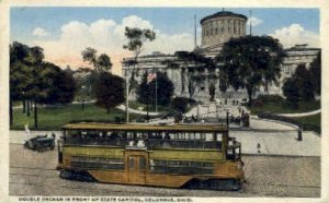 Double Decker - Columbus, Ohio OH Postcard