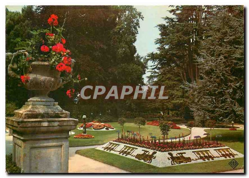 Modern Postcard Coutances The Public Garden one of the most beautiful in France