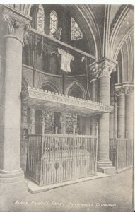 Kent Postcard - Black Prince's Tomb - Canterbury Cathedral - Ref TZ5548