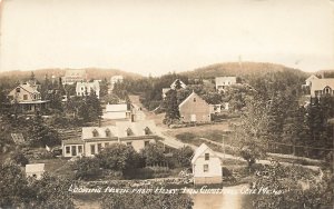 Christmas Cove ME Looking North From Holly Inn, Real Photo Postcard