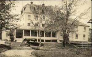 Digby NS Myrtle House Old Car Real Photo c1910 Postcard