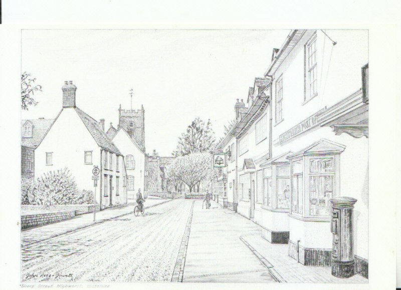 Wiltshire Postcard - Sheep Street - Highworth - Ref 18749A