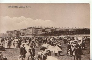 Sussex Postcard - Brunswick Lawns - Hove - TZ11697