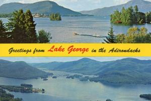 NY - Greetings from Lake George in the Adirondacks