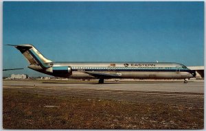 Airplane Eastern McDonnell Douglas DC-9-51 Medium Range Twinjet Postcard