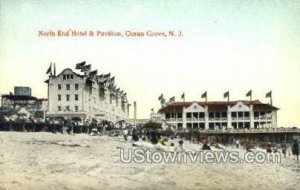 North End Hotel And Pavilion - Ocean Grove, New Jersey NJ Postcard
