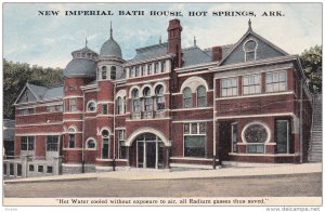 New Imperial Bath House, HOT SPRINGS, Arkansas, PU-1916