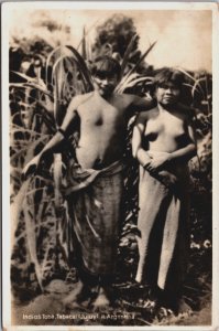 Argentina Indios Toba Tabacal Jujuy Indians Vintage Postcard C093