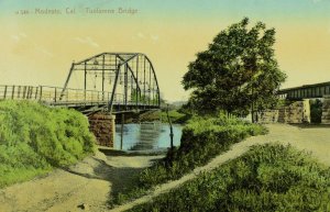 C.1910-20 Tuolumne Bridge, Modesto, California Vintage Postcard P101