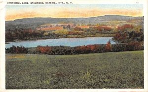 Churchill Lake in Stamford, New York