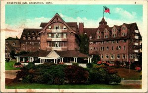 Edgewood Inn Greenwich Connecticut CT 1925 WB Postcard