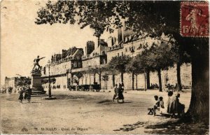 CPA Saint-Malo Quai de Dinan FRANCE (1015568)