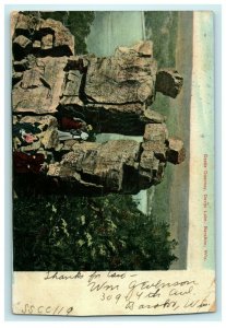 1907 Devil's Doorway, Devil's Lake, Baraboo, Wisconsin WI Postcard 
