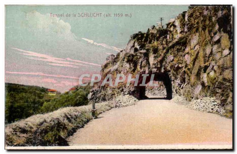 Postcard Old Tunnel De La Schlucht