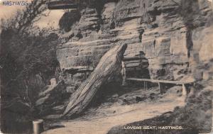 uk30949 lovers seat hastings real photo uk