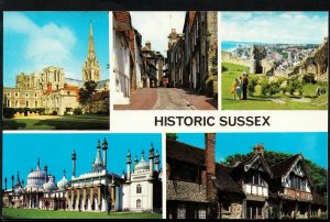 Sussex Postcard - Views of Historic Sussex, Lewes, Hastings, Brighton RS805