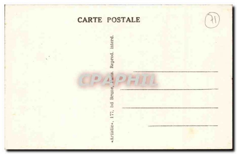 Pond on Arroux Old Postcard Cave