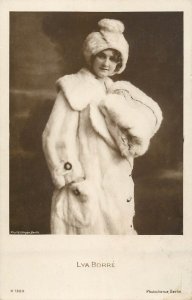 Postcard cinema film star glamor actress Lya Borre