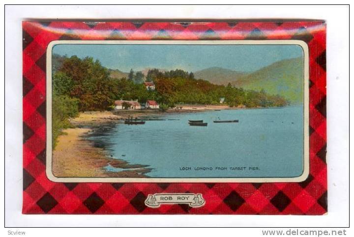 Rob Roy, Canoes, Loch Lomond From Tarbet Pier, Scotland, UK, 1900-1910s