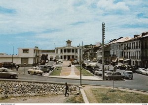 La GUADELOUPE , 1950-70s ; Basse-Terre , Le Cours Nolivos , Aufond , l'Hotel ...