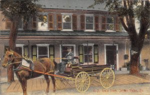 Jordan Valley Pennsylvania Rex's Store, Color Lithograph Vintage Postcard U11643