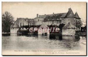 Old Postcard Chateau du Plessis Cherchemont near Parthenay