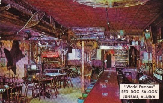 World Famous Red Dog Saloon Interior Juneau Alaska