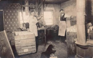 RPPC TOBACCO FACTORY REICHERT TOBACCO CO OKLAHOMA OK REAL PHOTO POSTCARD c. 1910