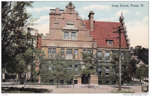 PEORIA, Illinois, 1900-1910´s; Irving School