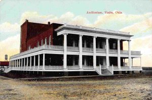 Auditorium Vinita Oklahoma 1910c postcard